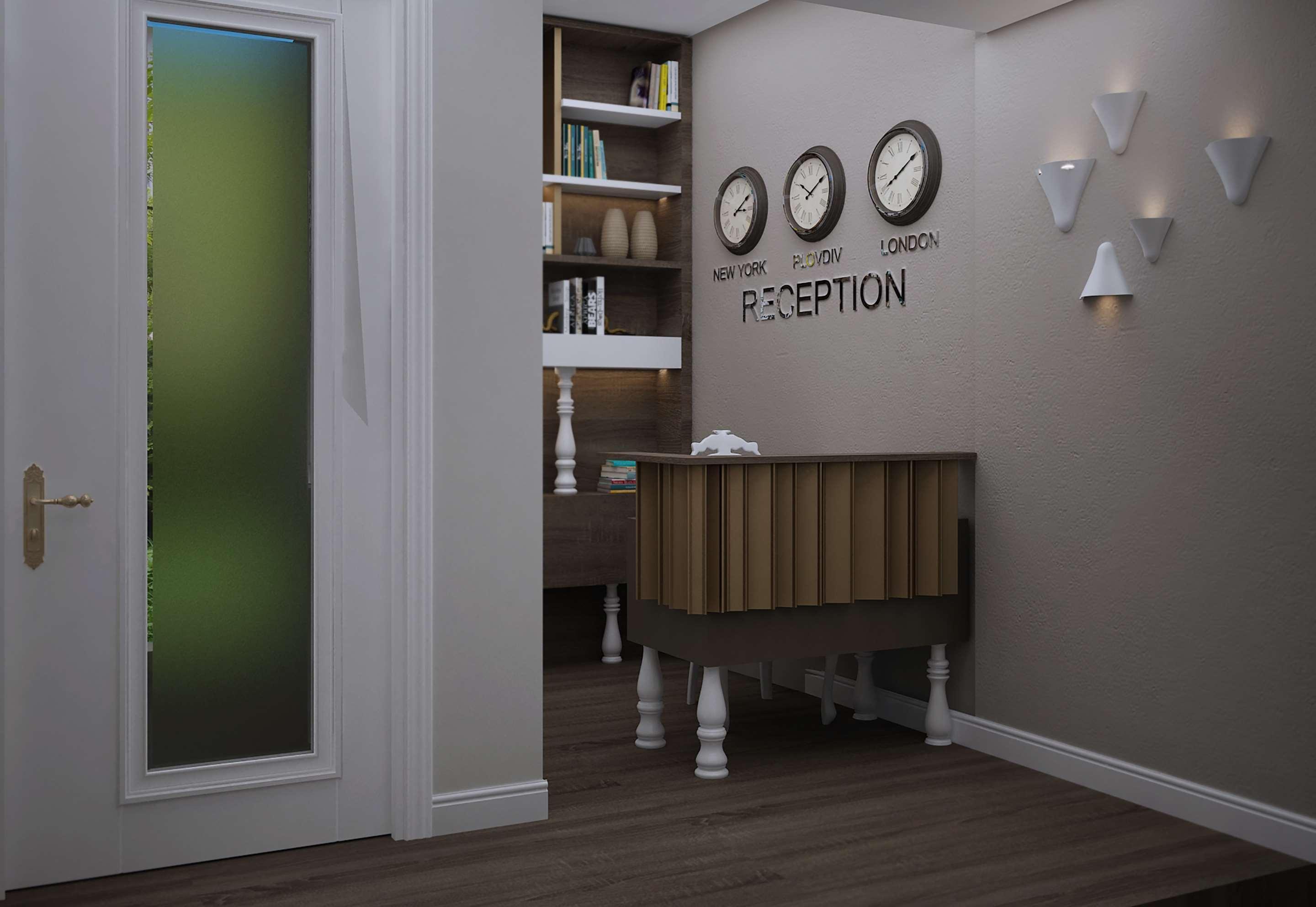 Gallery 37 Powered By Aston Plovdiv Exterior photo 3D rendering of a reception desk